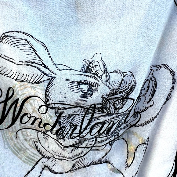 Iridescent Alice in Wonderland Colleen Atwood layered sleeveless top - Picture 4 of 7